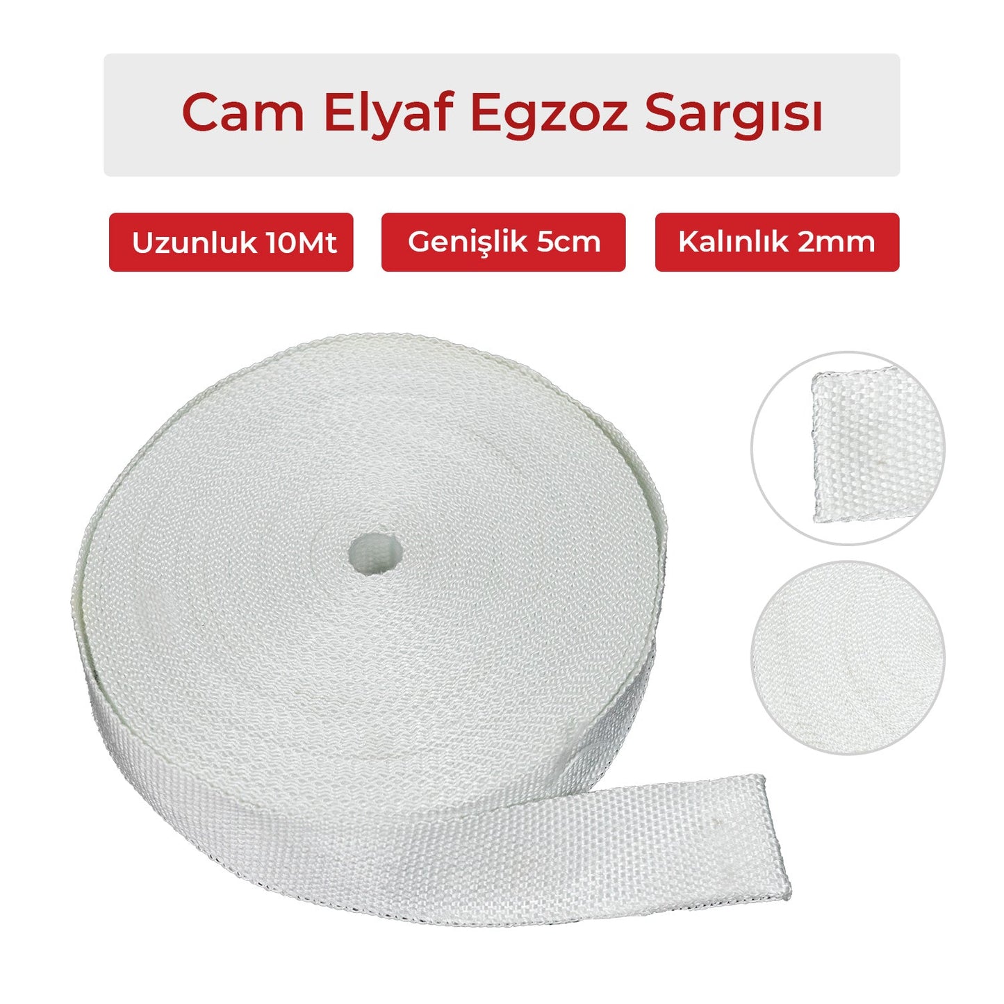 Egsoz Sargısı Cam Elyaf Şerit 10cm