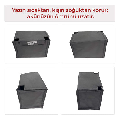 Akü Muhafaza Kılıfı 60-66ah Amper Uyumlu