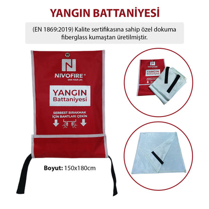 Standart Yangın Battaniyesi