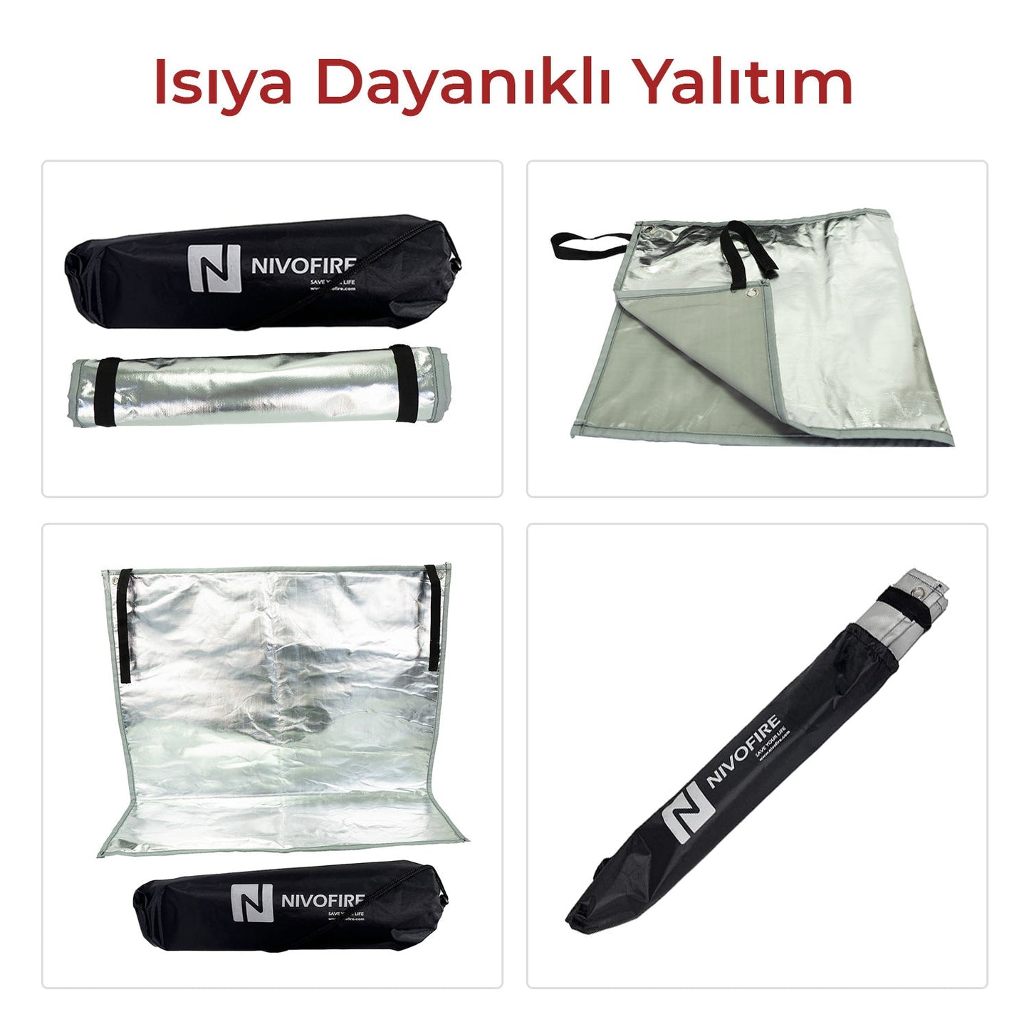 Çadır Sobası Altı Çok Amaçlı Yanmaz Mat
