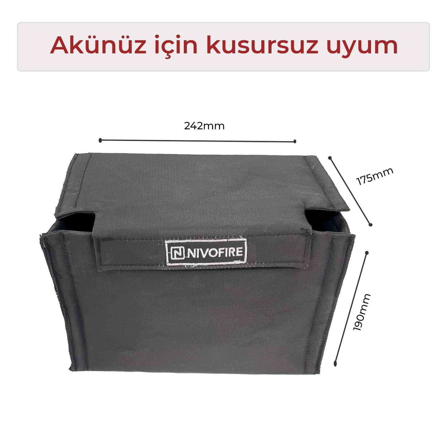 Akü Muhafaza Kılıfı 60-66ah Amper Uyumlu