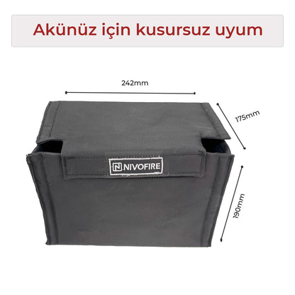 Akü Muhafaza Kılıfı 60-66ah Amper Uyumlu