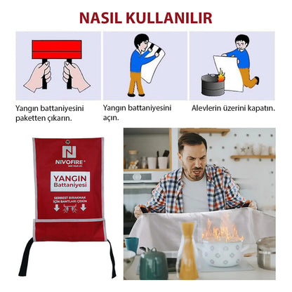 Standart Yangın Battaniyesi