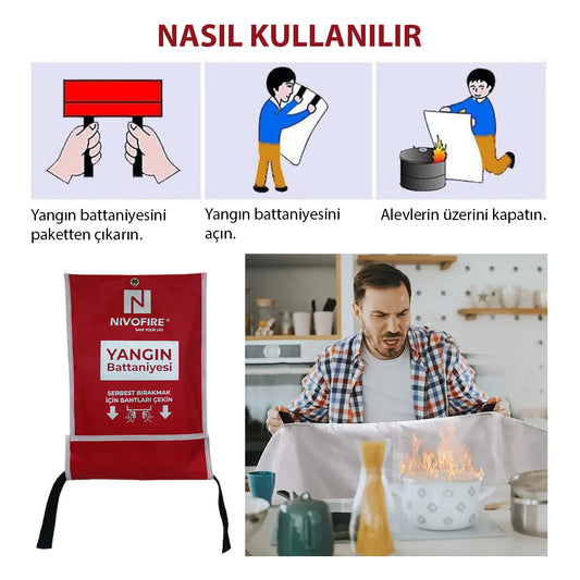 Standart Yangın Battaniyesi