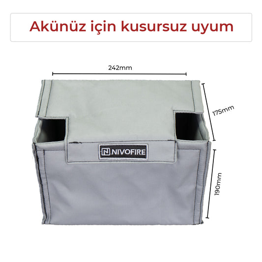 Akü Muhafaza Kılıfı 60-66ah Amper Uyumlu