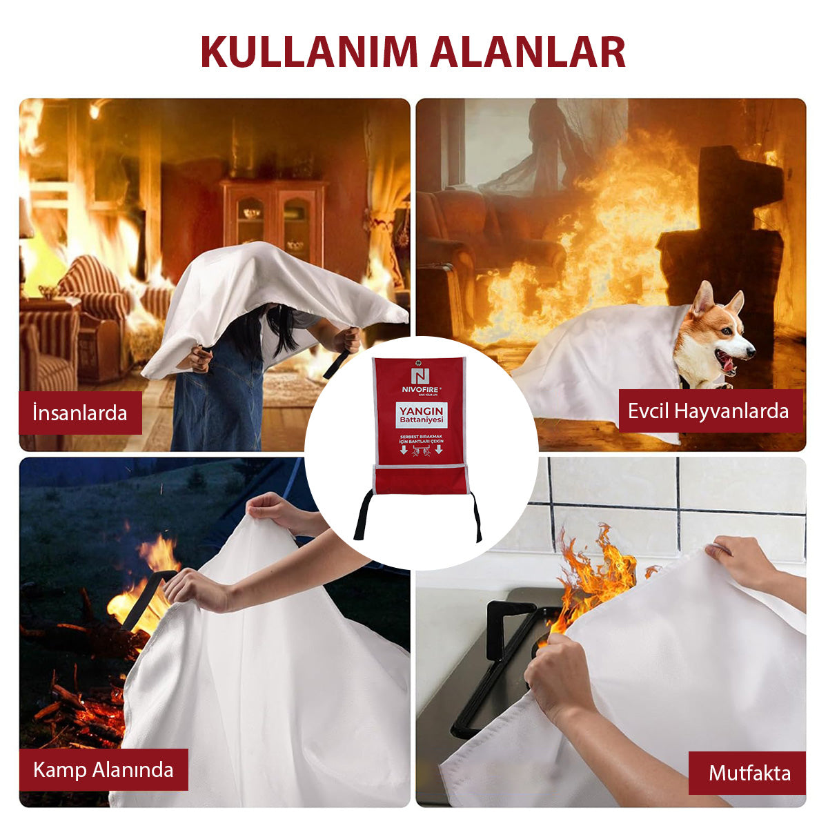 Standart Yangın Battaniyesi