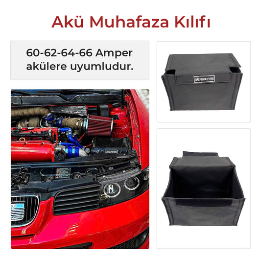Akü Muhafaza Kılıfı 60-66ah Amper Uyumlu