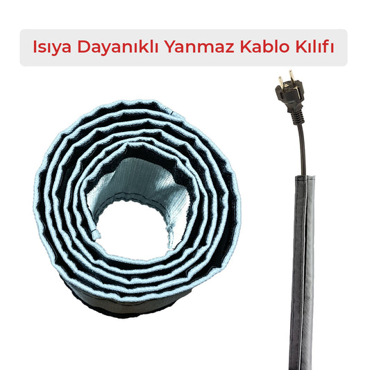 Yanmaz Kablo Koruma Toplama Kılıfı