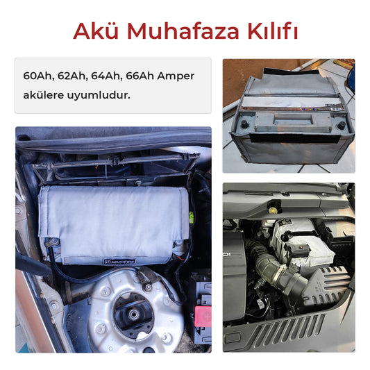 Akü Muhafaza Kılıfı 60-66ah Amper Uyumlu