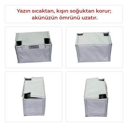 Akü Muhafaza Kılıfı 70-76ah Amper Uyumlu