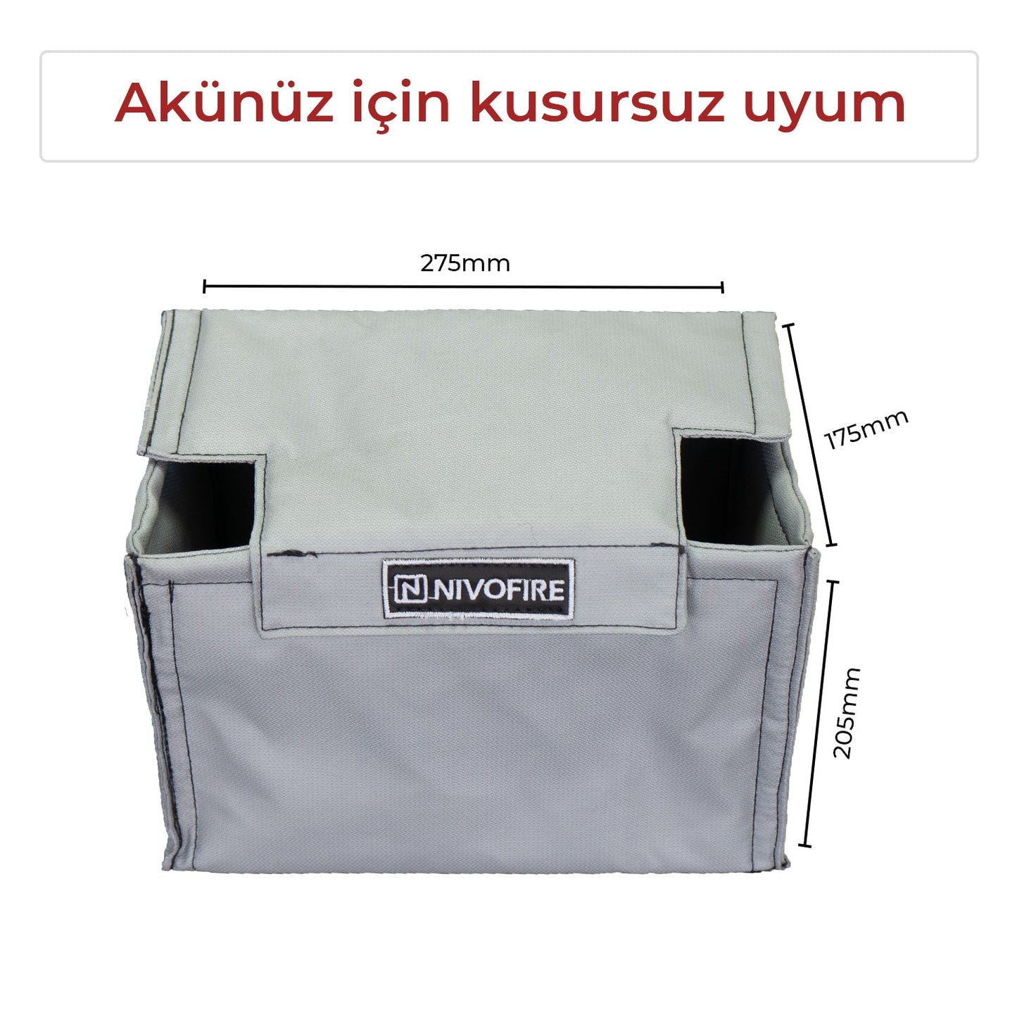 Akü Muhafaza Kılıfı 70-76ah Amper Uyumlu