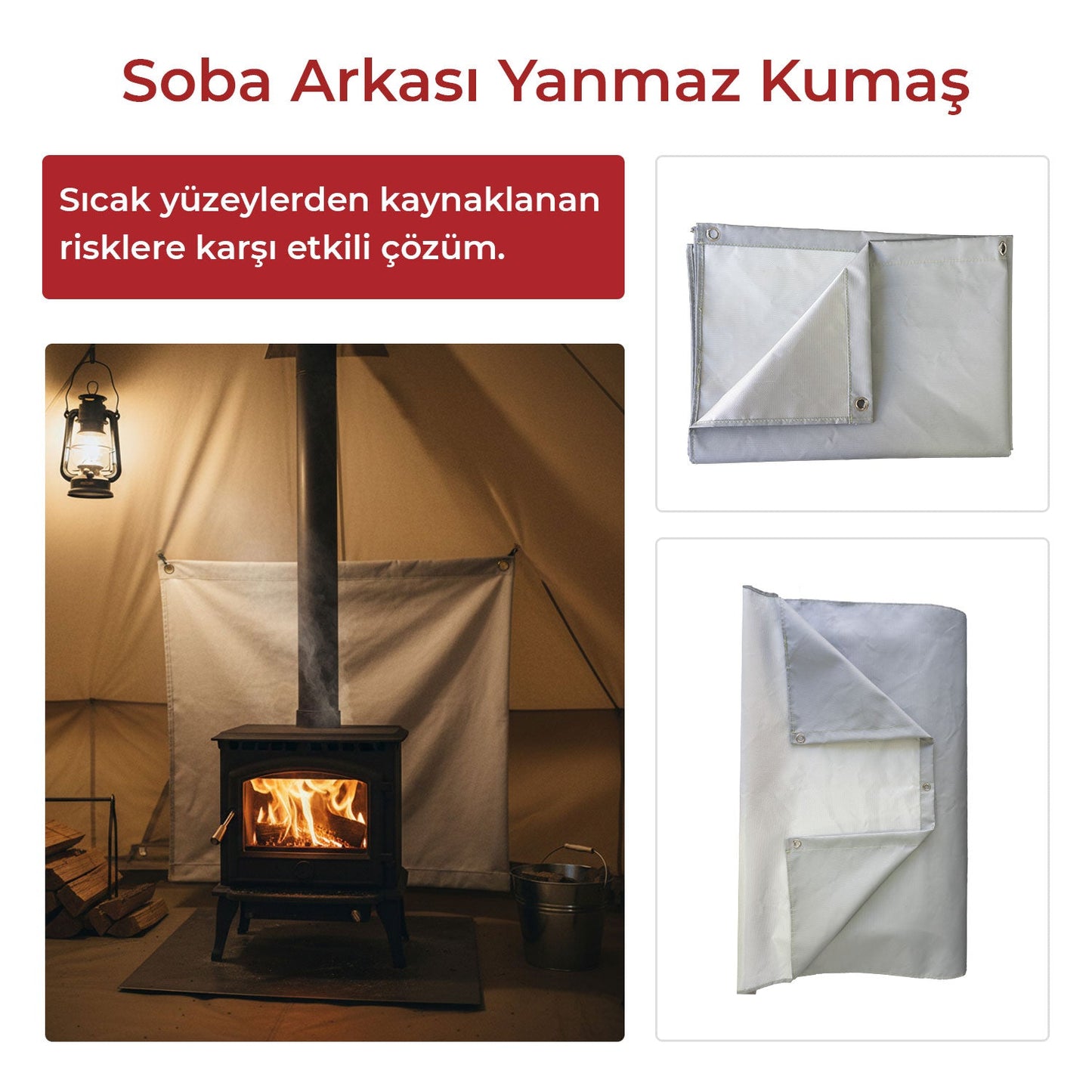 Soba Arkası Koruma Kumaşı 100X150cm