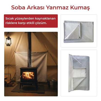 Soba Arkası Koruma Kumaşı 100X150cm